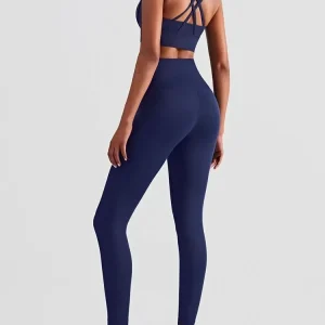 2 Piece Yoga Clothes Women's Tracksuit Athletic Wear Pilates Fitness Suit Gym Workout Push Up Clothes Sports Bra Leggings Suit